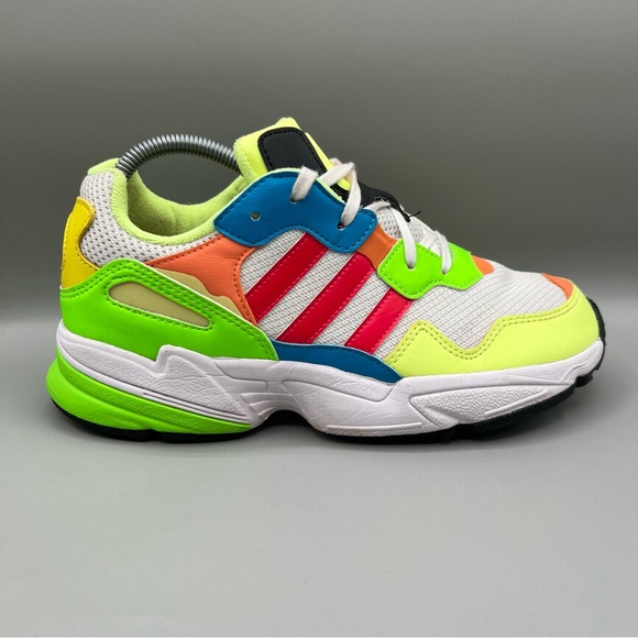 adidas Other - adidas Kids Neon Multicolor Sneakers - White, Neon Green, Yellow, Red, Blue